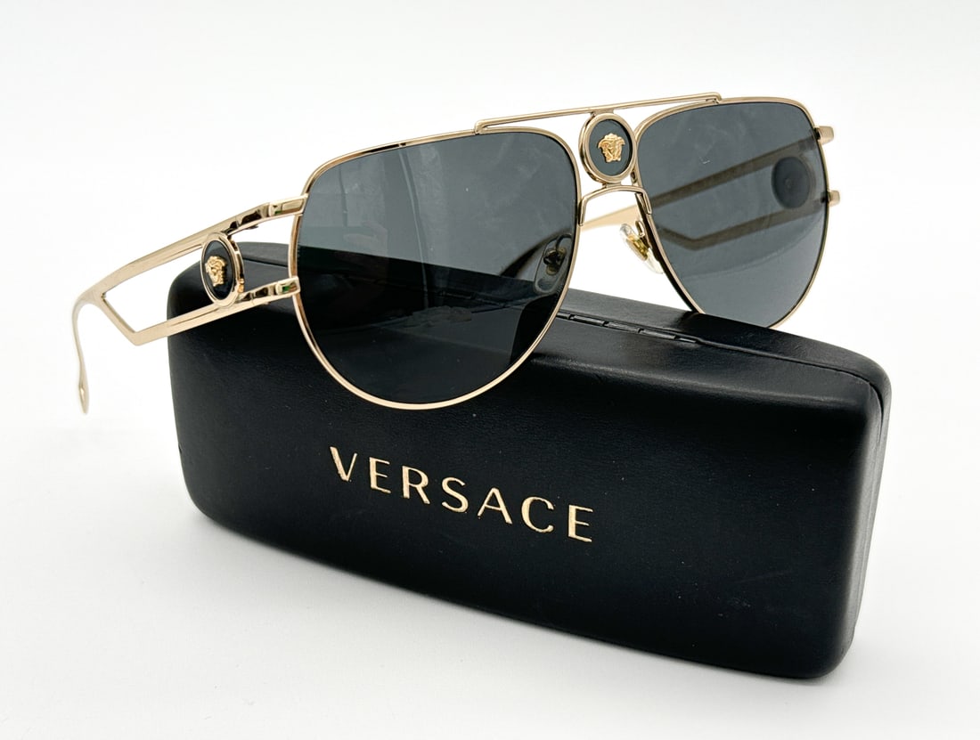 Pair Versace Men’s Sunglasses Model 2225 (1 of 6)