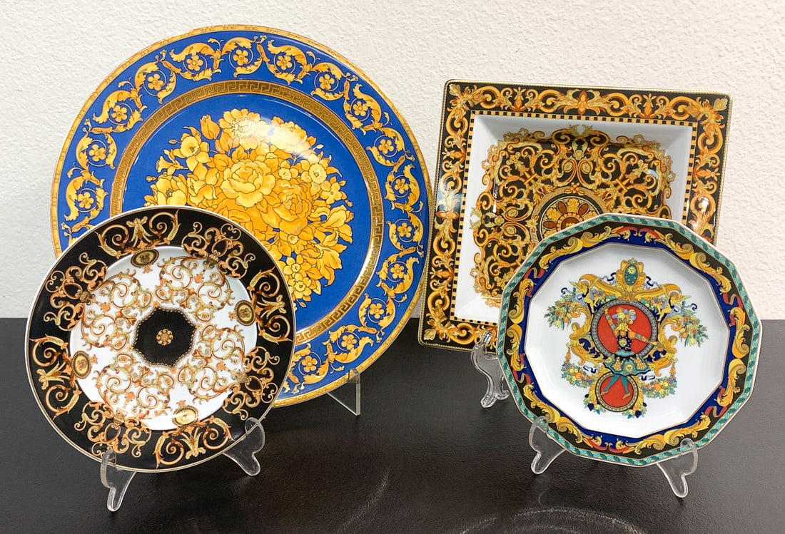 Four Versace Porcelain Plates (1 of 5)