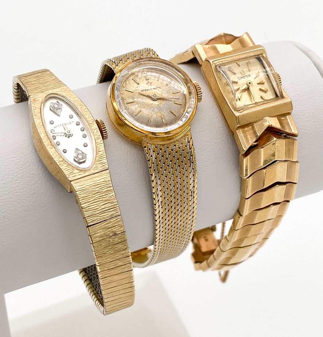 Group Of 3 Gold Watches (1 of 3)