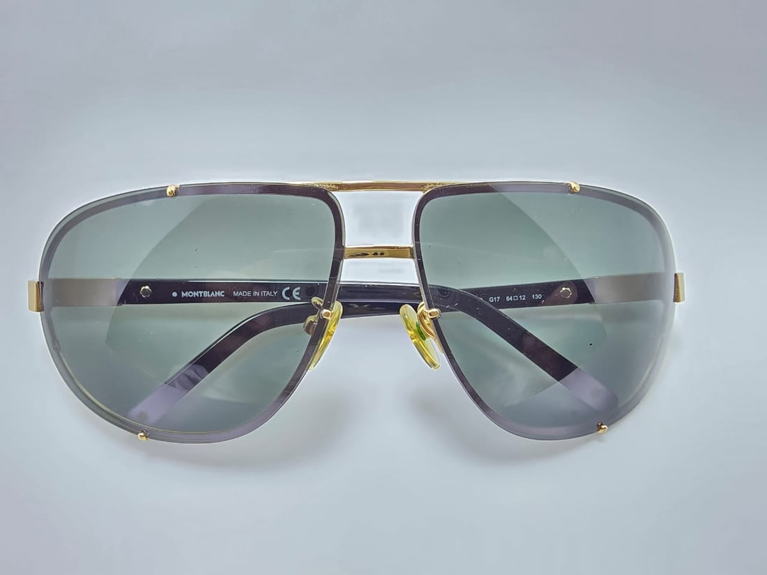 Mont Blanc Sunglasses: Mont Blanc Sunglasses Size : Normal With Box And Papers