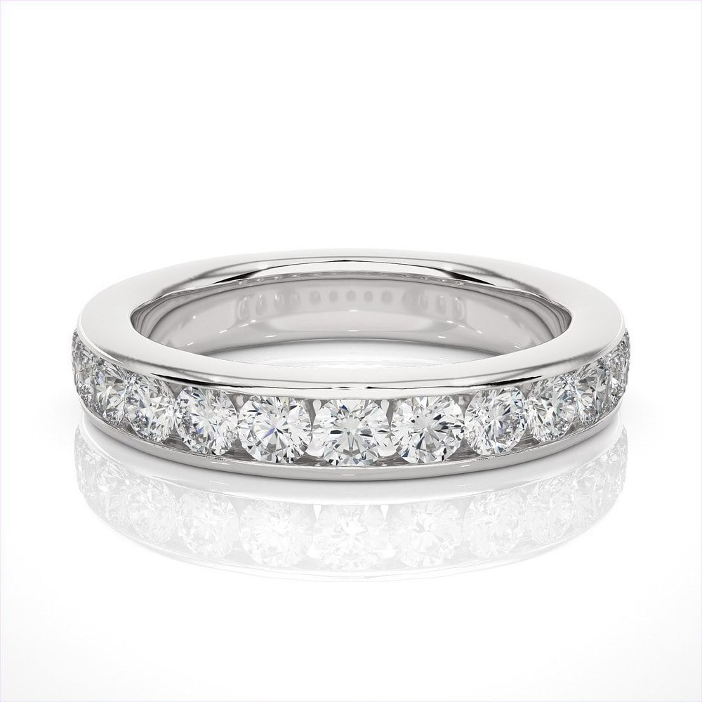 14K Gold .96ct Diamond Pave Ring (1 of 4)