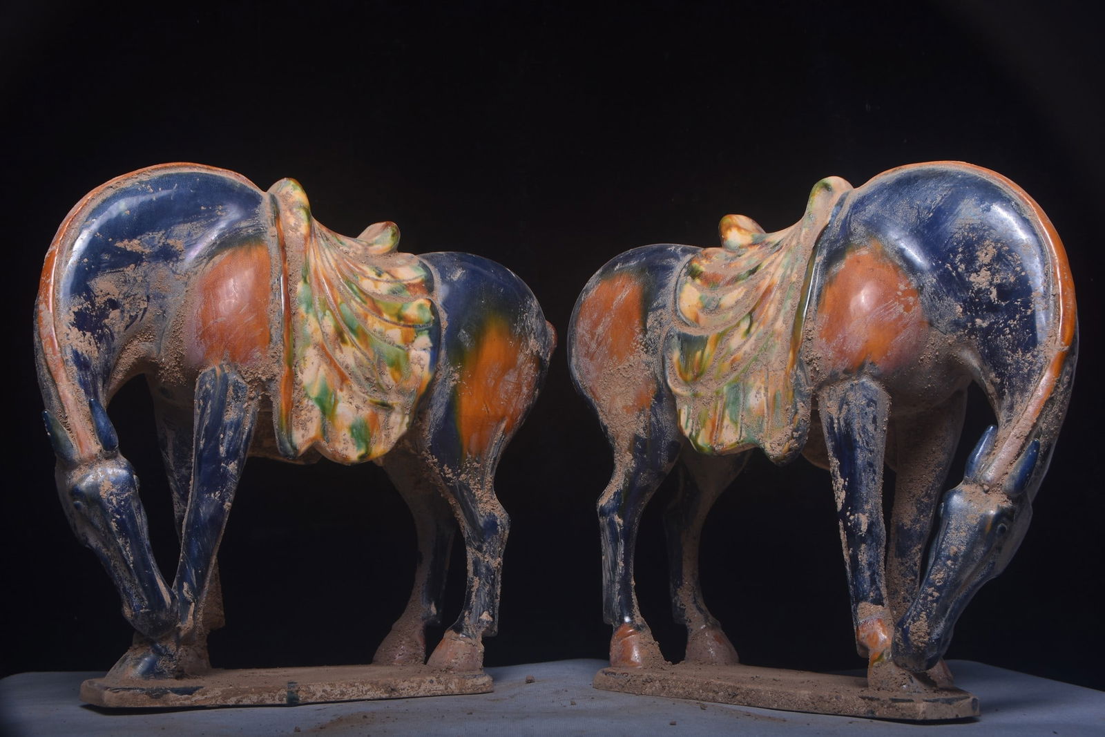 One piece of "Tang Sancai Drinking Horse" (1 of 9)