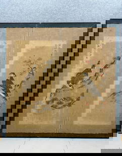 A bird painting by Huizong of the Song Dynasty: Song Huizong's bird painting SIZE: Painting core 53x127cm (The Dimensions Of All Batches Are Manually Measured.If You Need More Detailed Information, Please Contact Our Customer Service Before