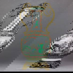 A multicolored warrior will be inlaid with copper lace amphorae: The colorful warrior will be inlaid with copper lace amphora SIZE: H:51cm Orifice D:12cm D:28cm Bottom D:20cm (The Dimensions Of All Batches Are Manually Measured.If You Need More Detailed Information