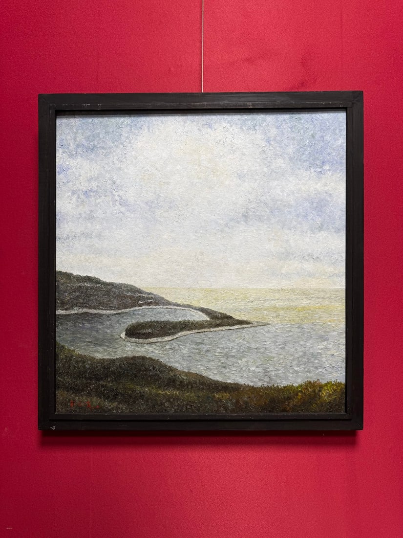 An oil painting by Jin Shangyi: An oil painting by Jin Shangyi Size: 59×56cm (The Dimensions Of All Batches Are Manually Measured.If You Need More Detailed Information, Please Contact Our Customer Service Before Bidding.)