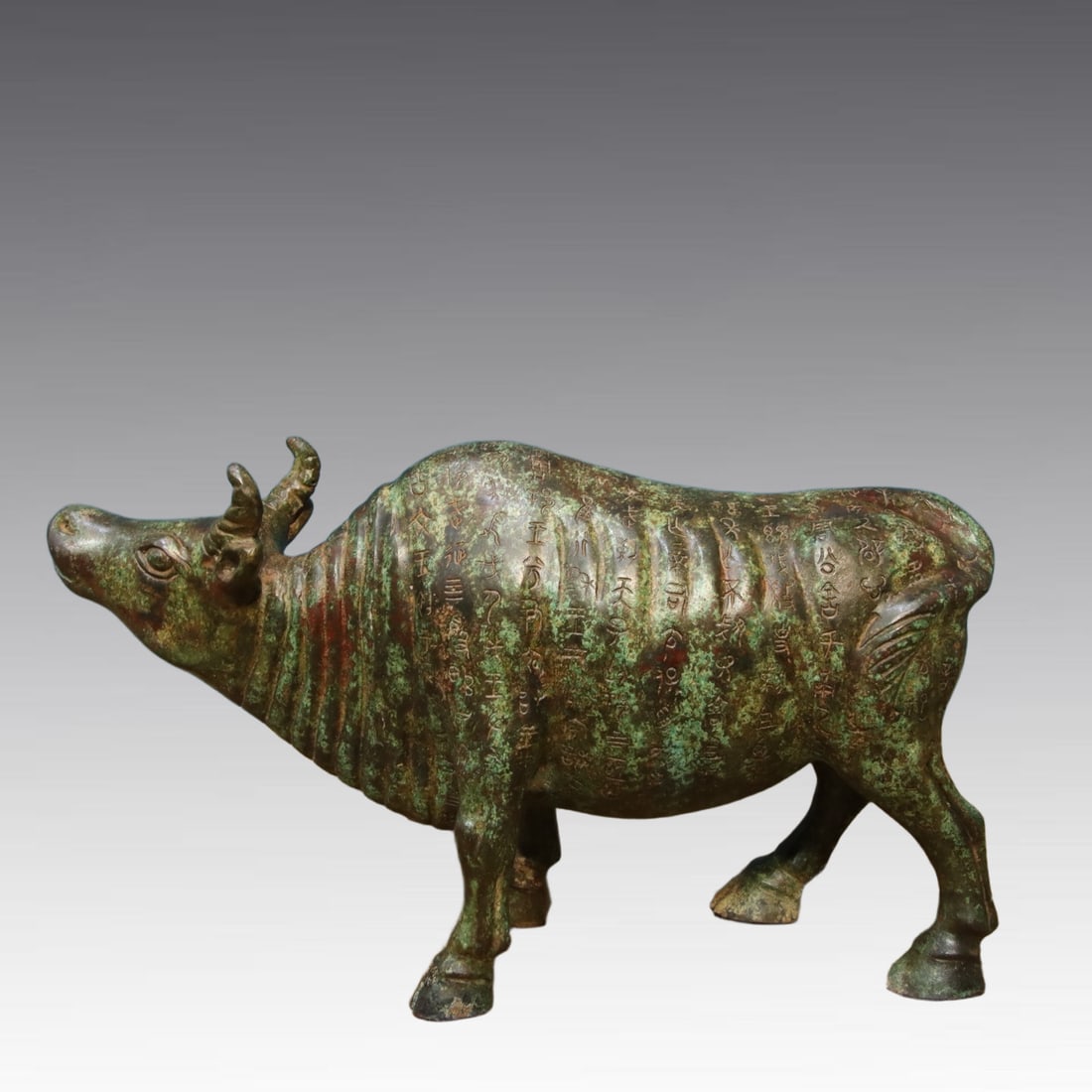 A fine bronze bull inscription (1 of 9)