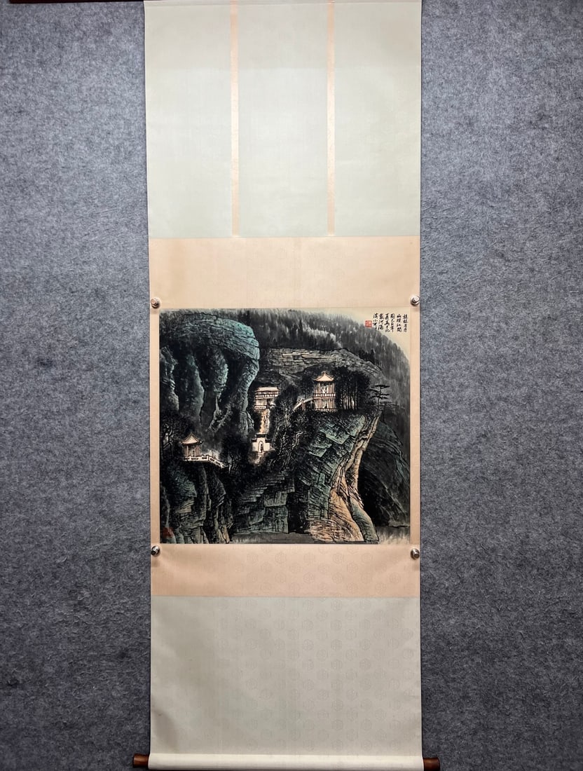 Li Xiaoke's landscape paintings (1 of 9)