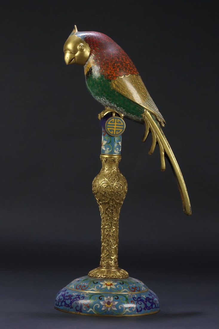 A cloisonné cloisonné ornament made in the Qianlong era (1 of 13)