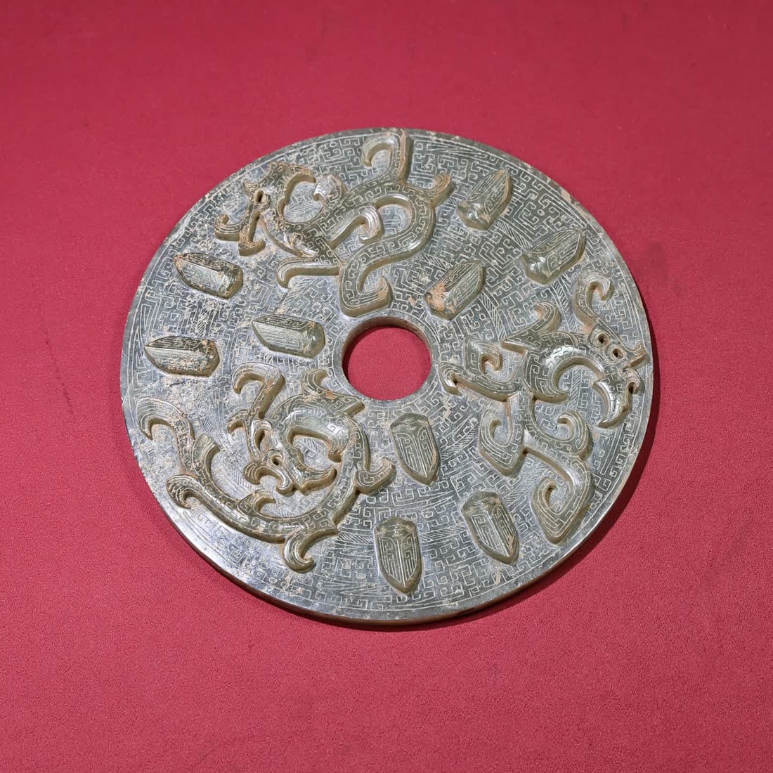 A Han Dynasty cicada pattern jade - 9