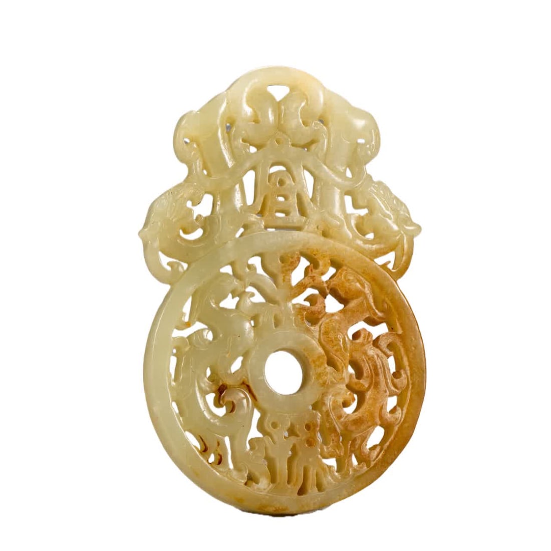 A piece of ancient jade wall: The ancient jade wall SIZE: L:8.8cm W:5.5cm (The Dimensions Of All Batches Are Manually Measured.If You Need More Detailed Information, Please Contact Our Customer Service Before Bidding.)