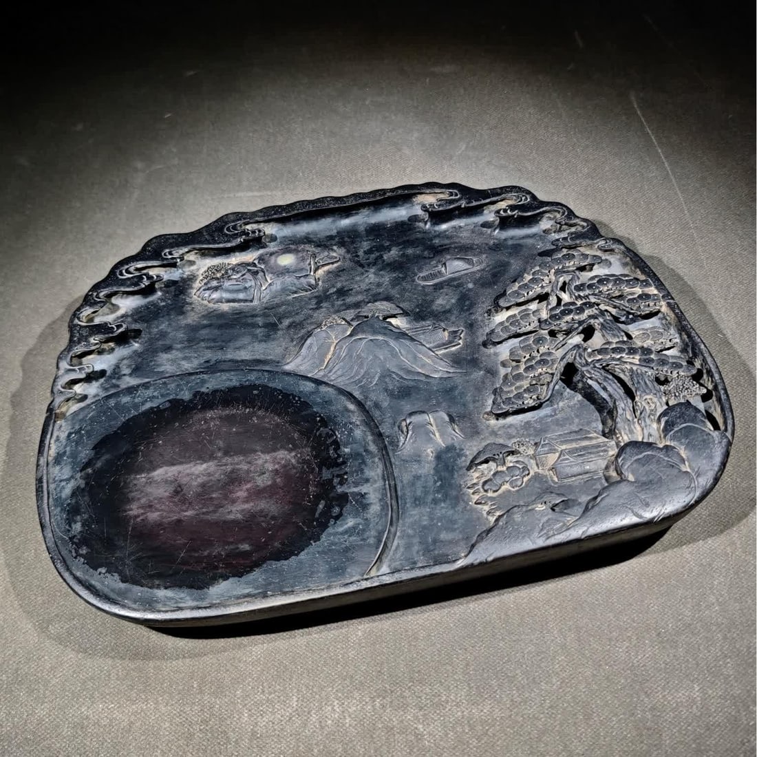 A Qing Dynasty Chen Liduan inkstone (1 of 9)