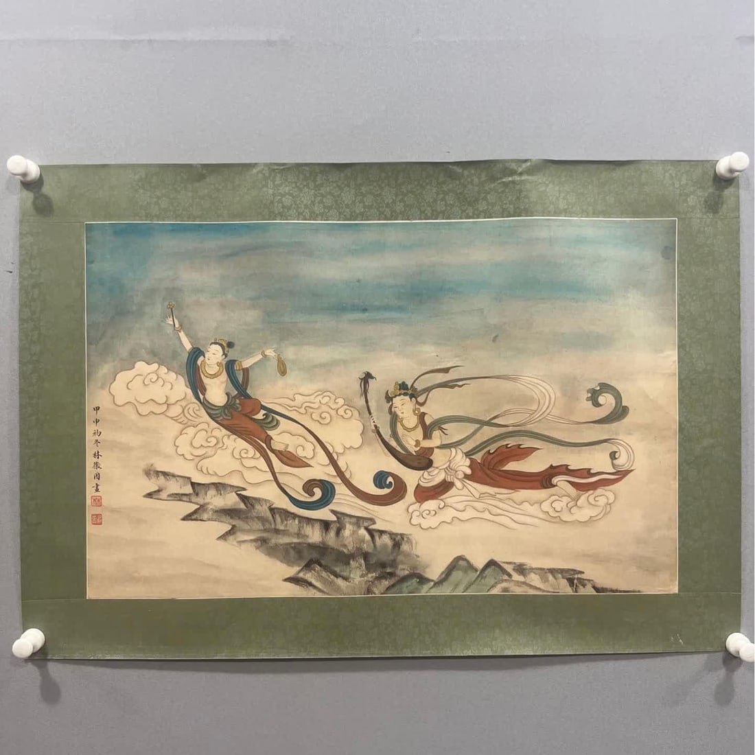 A work by Lin Huiyin: Lin Huiyin's works SIZE: 66x42cm (The Dimensions Of All Batches Are Manually Measured.If You Need More Detailed Information, Please Contact Our Customer Service Before Bidding.)