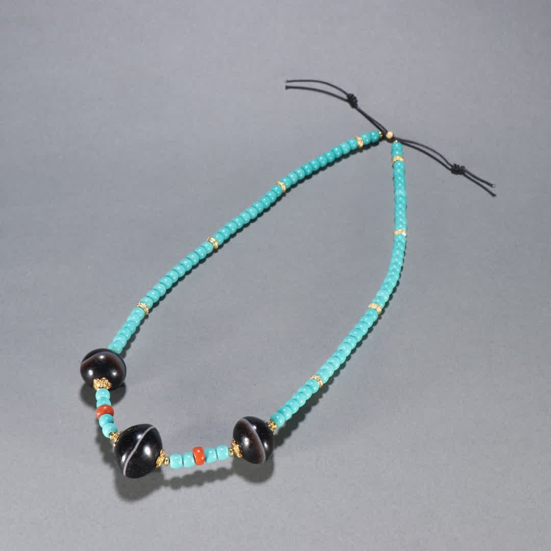 A pharmacist wearing a turquoise necklace (1 of 9)