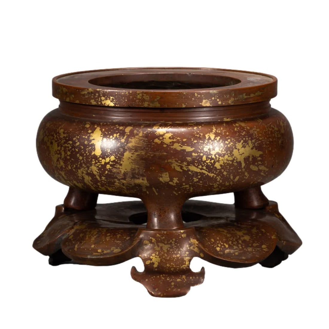 A Qing Dynasty gold sprinkler furnace (1 of 9)