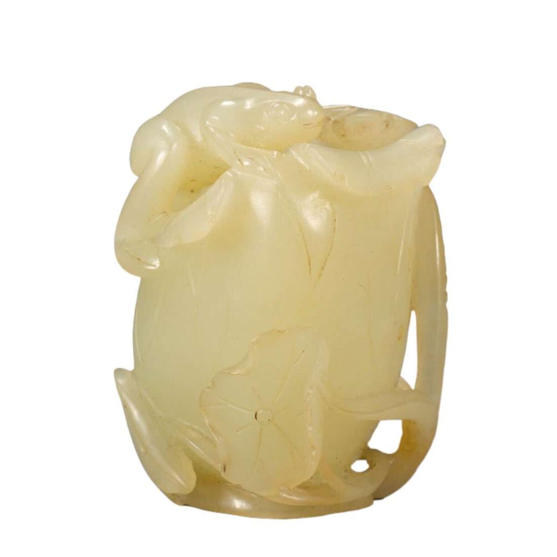 A Qing Dynasty Hetian jade ornament: Qing Dynasty Hetian jade ornaments SIZE: L:3.5cm W:3.5cm H:4.5cm (The Dimensions Of All Batches Are Manually Measured.If You Need More Detailed Information, Please Contact Our Customer Service