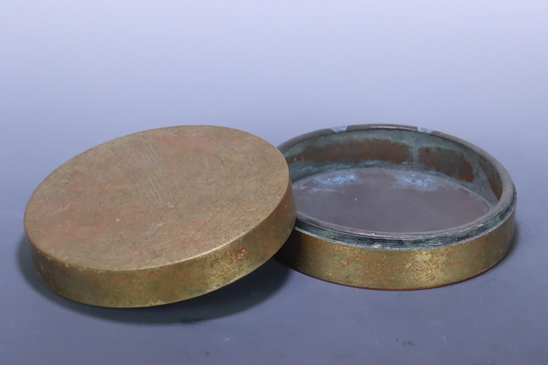 A study copper figure pattern round ink cartridge - 6