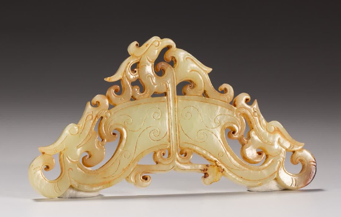 A piece of ancient jade wall (1 of 9)