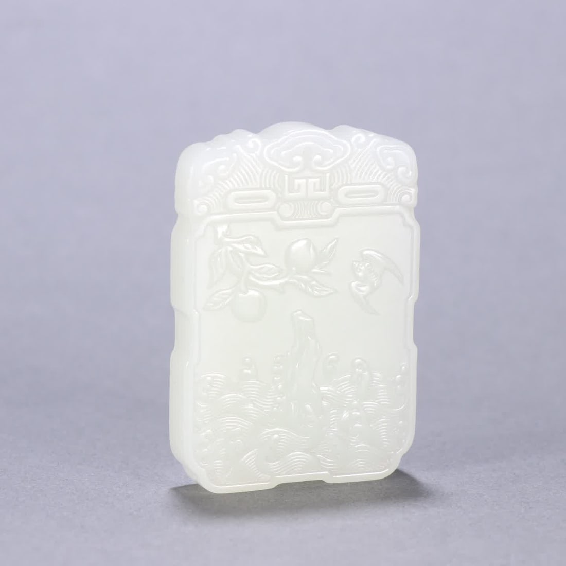 A piece of Qing Dynasty Hetian jade "Fushan Shouhai" was listed (1 of 9)