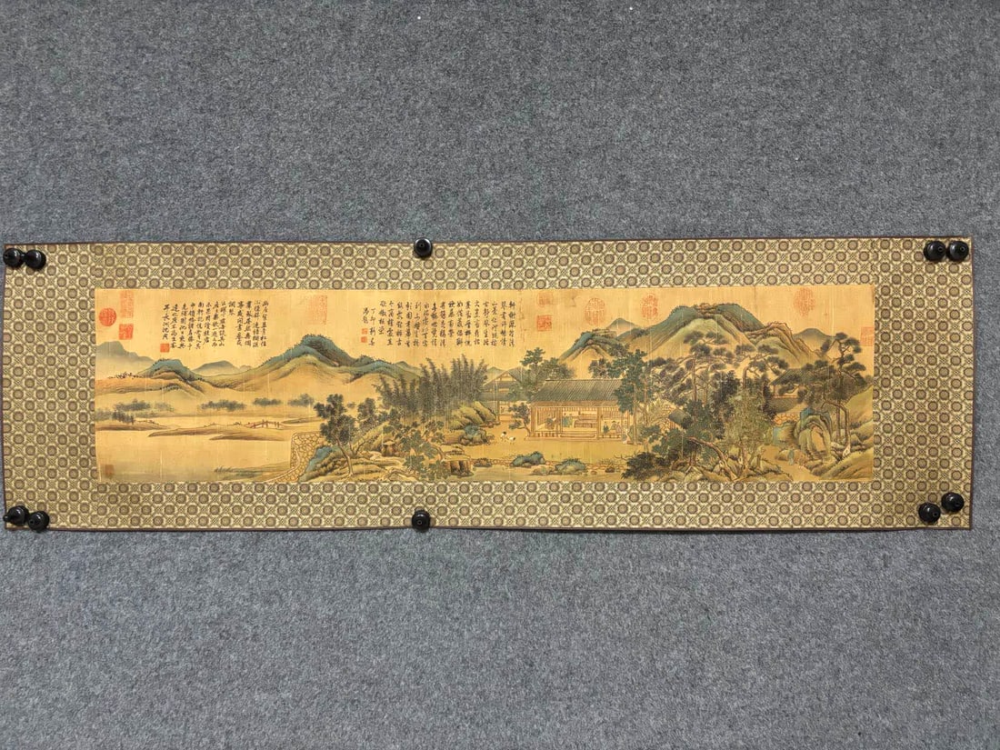 A landscape map of Shen Zhou (1 of 9)