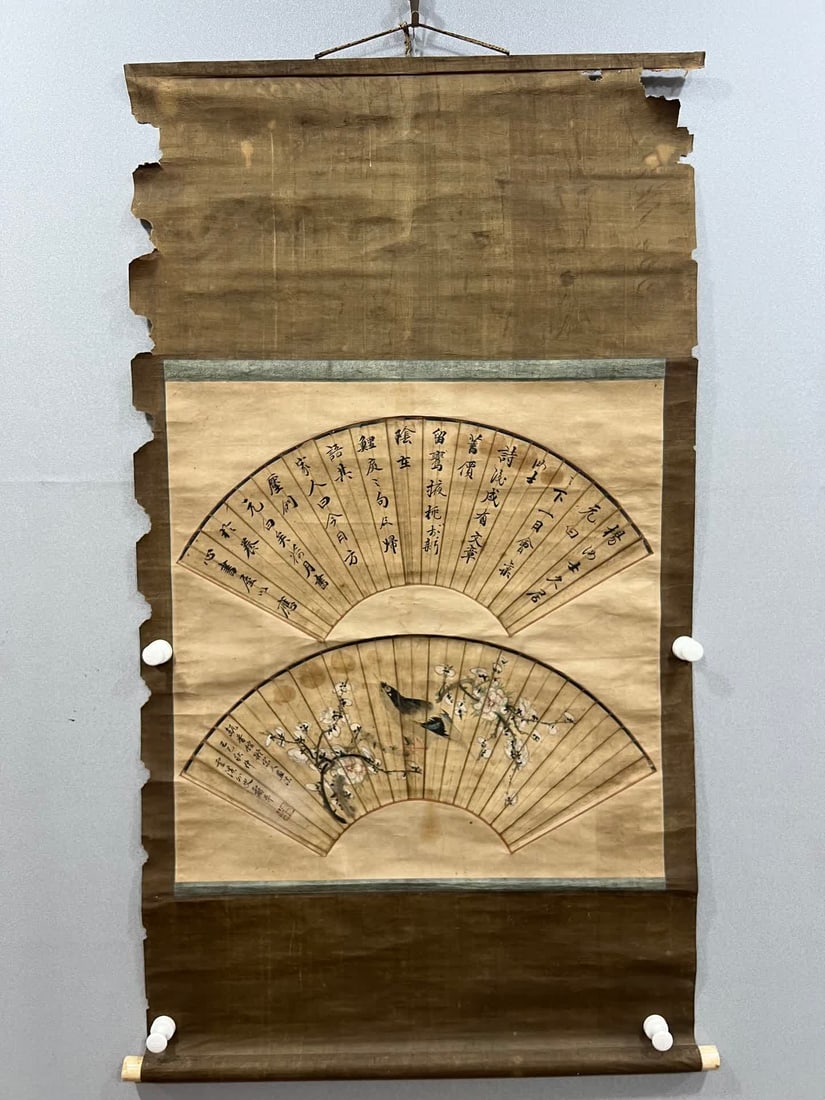A work by Yun Shouping of the Qing Dynasty: The work of Yun Shouping in the Qing Dynasty SIZE: 52x53cm (The Dimensions Of All Batches Are Manually Measured.If You Need More Detailed Information, Please Contact Our Customer Service Before