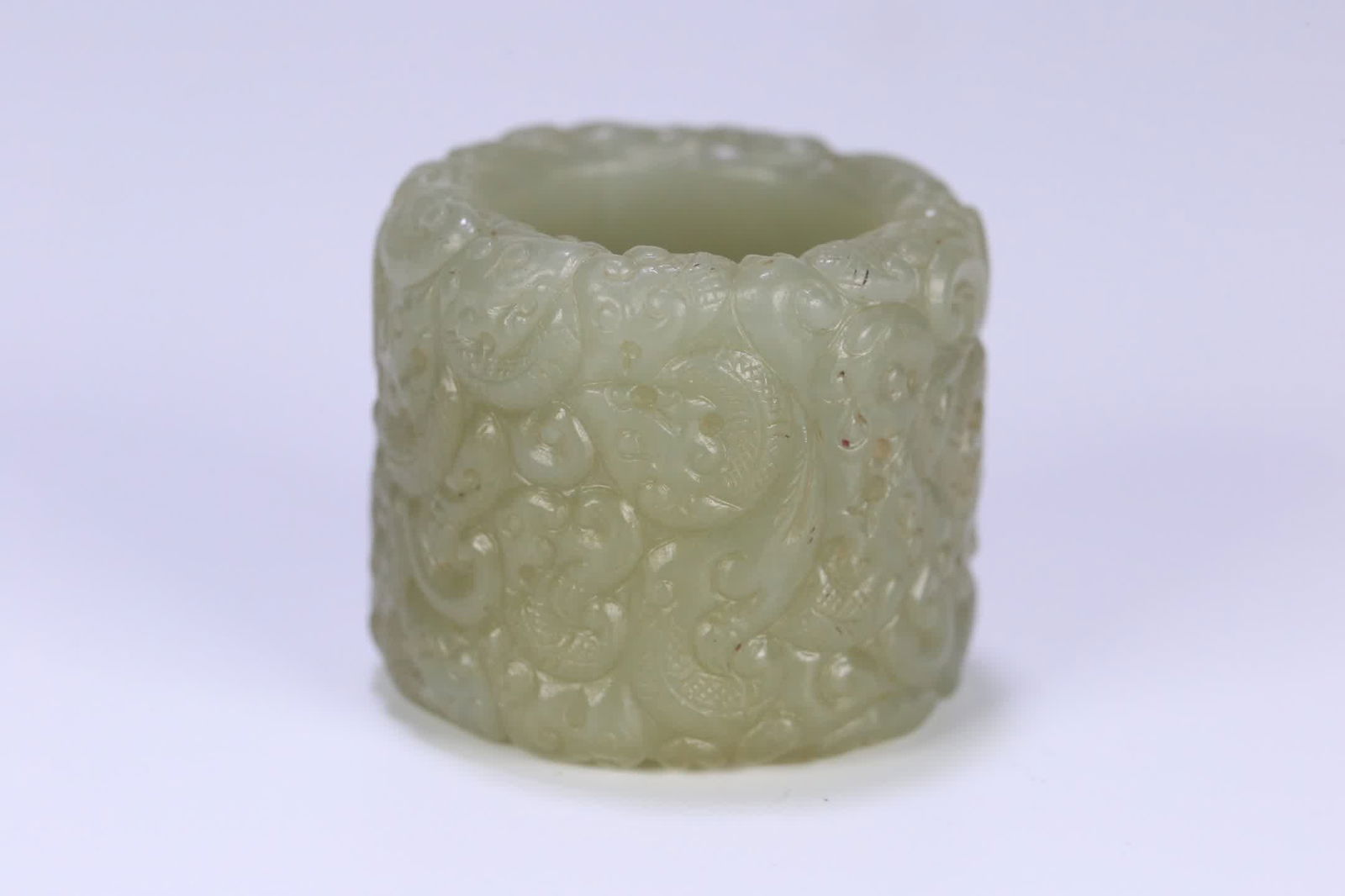 A Hetian jade dragon pattern board - 3