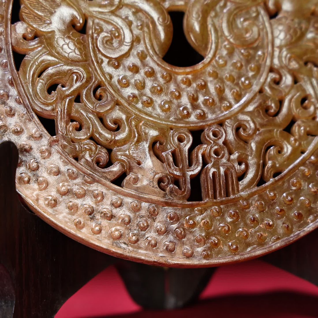 A Han Dynasty jade phoenix pattern jade - 8