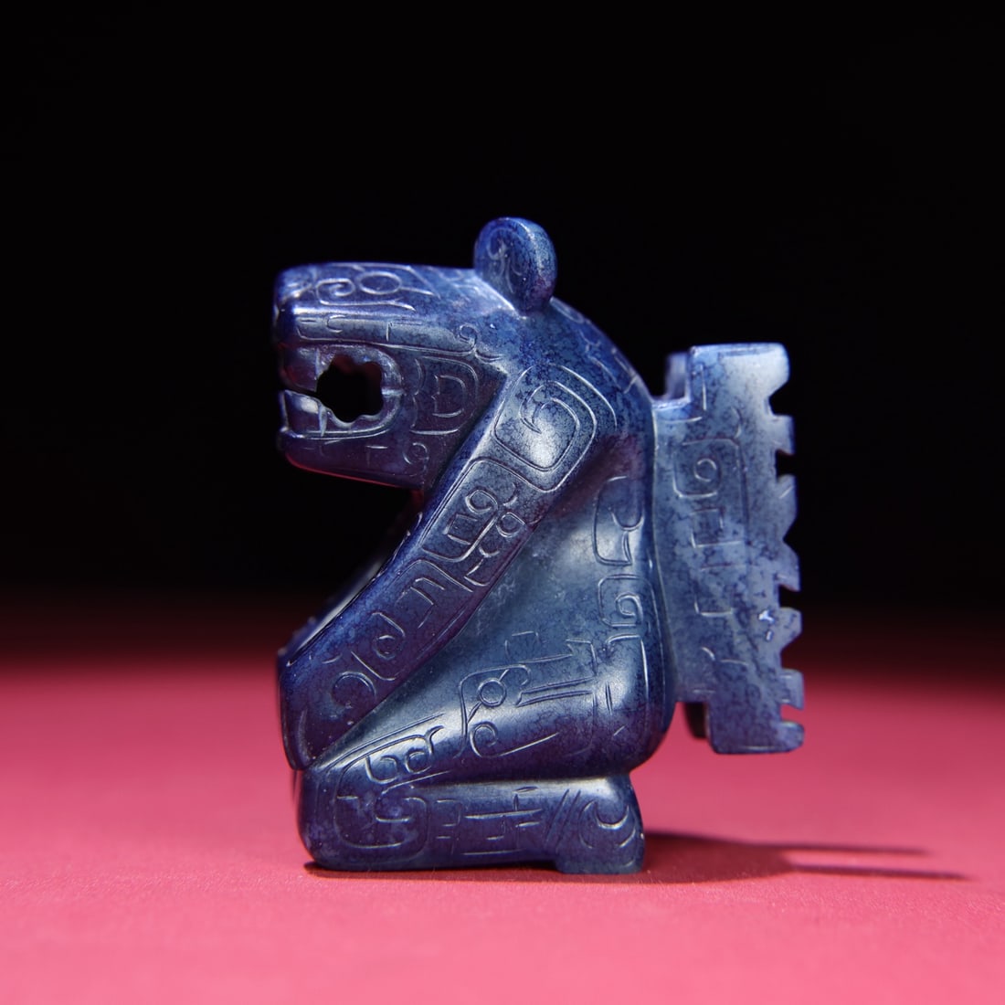 A beautiful Hetian white jade full of gemstones blue Qinhu handle: Exquisite Hetian white jade full of gem blue Qinhu handle Size:79x65x42mmW:285g (The Dimensions Of All Batches Are Manually Measured.If You Need More Detailed Information, Please Contact Our Customer