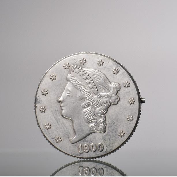 A 20th-century cupronickel silver-plated queen hunting pocket watch: A 20th-century cupronickel silver-plated queen is like a hunting pocket watch Size:D:5.8cm (The Dimensions Of All Batches Are Manually Measured.If You Need More Detailed