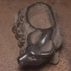 A fine bluestone cow pot (1 of 9)