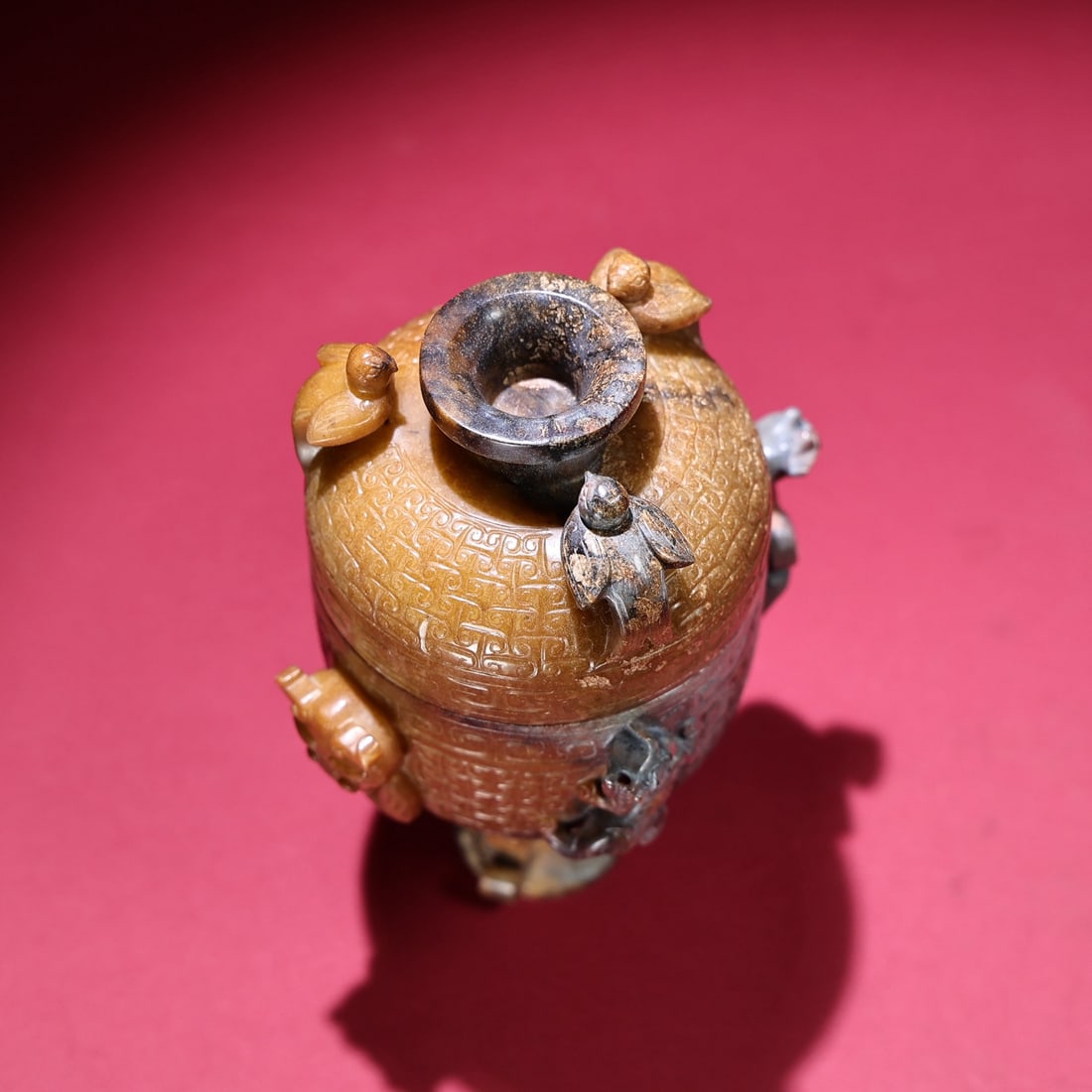 A beautiful Hetian jade cup - 7