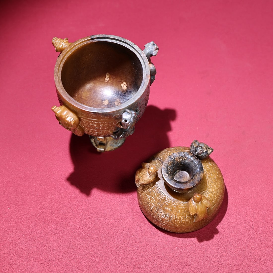 A beautiful Hetian jade cup - 8