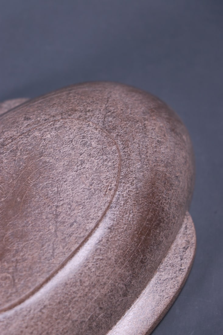 A beautiful ancient jade hooked pattern feather cup - 7