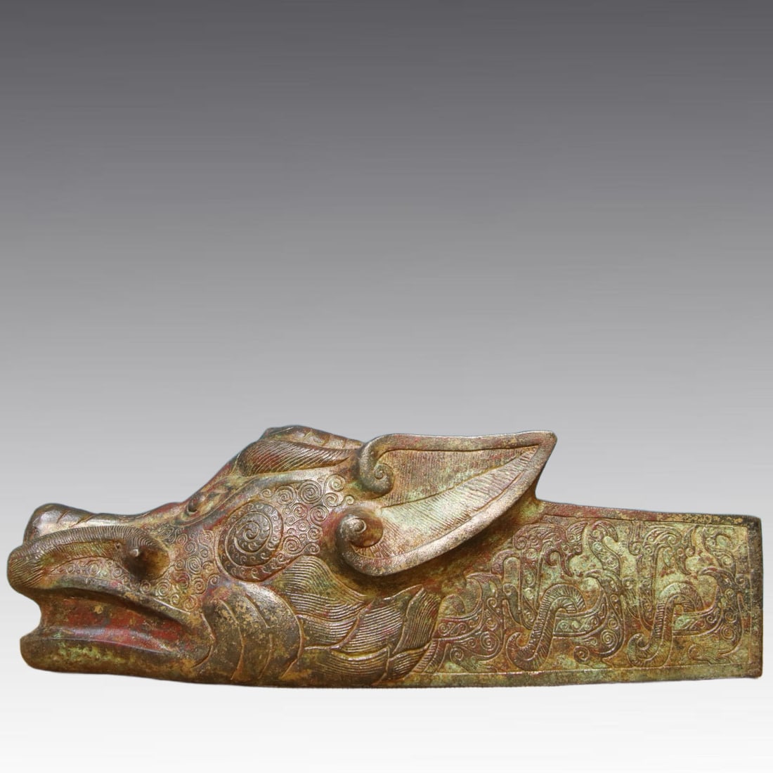 A fine bronze faucet inscription (1 of 9)