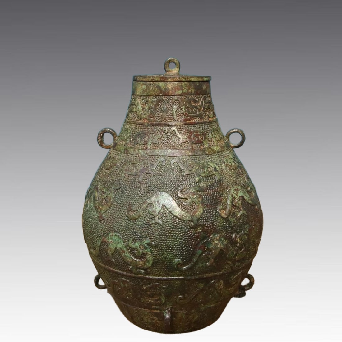 A fine bronze jar inscription (1 of 9)