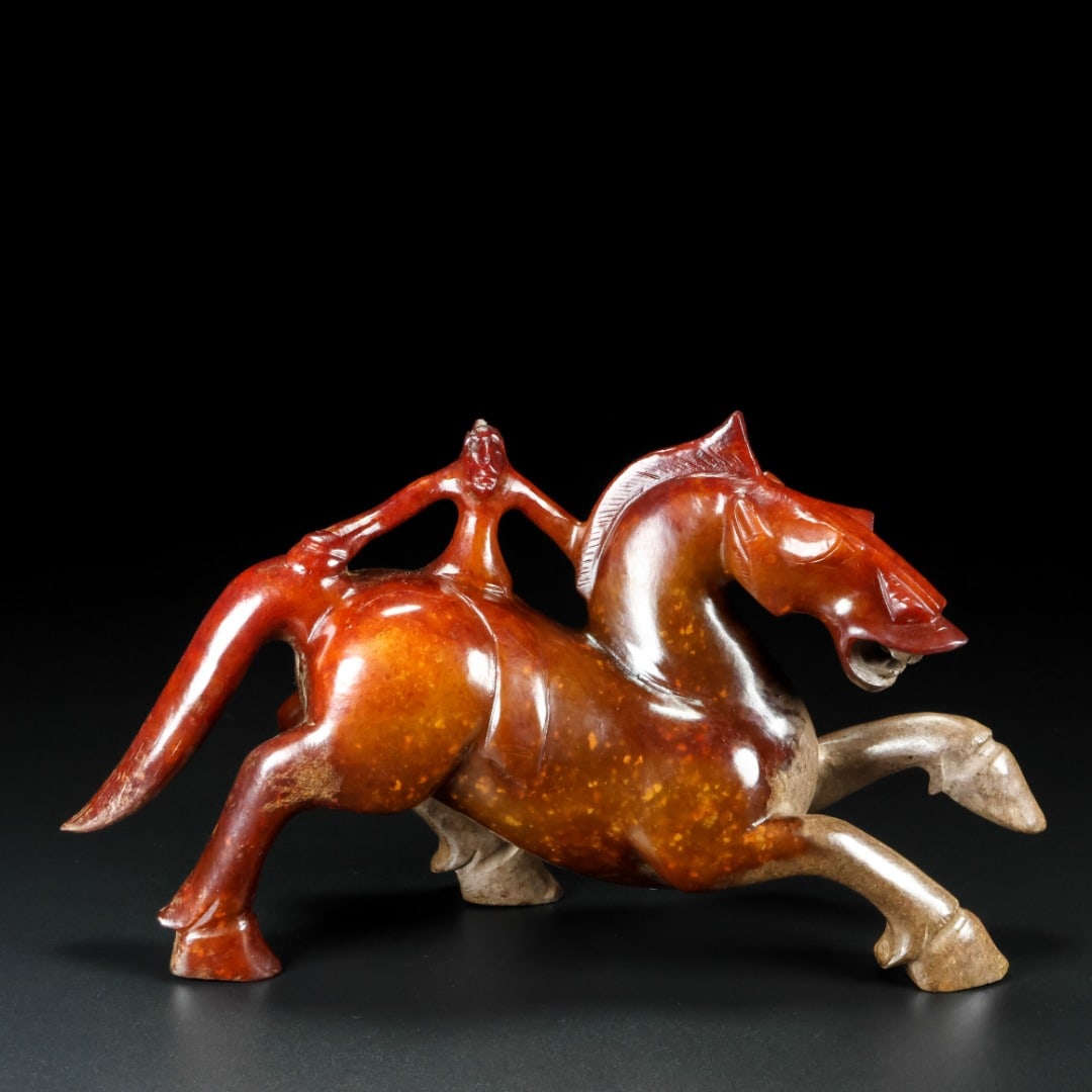 A piece of exquisite Hetian jade is immediately sealed as a monkey: Exquisite Hetian jade is immediately sealed monkey Size:H:11.8cmL:20.6cm T:5.5cmW:0.7305kg (The Dimensions Of All Batches Are Manually Measured.If You Need More Detailed