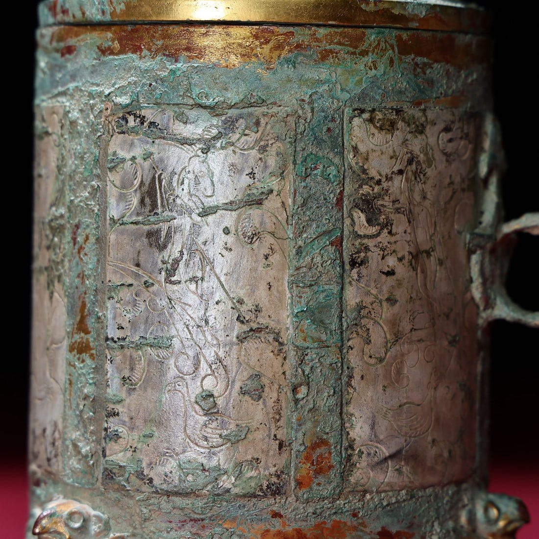 A beautiful Hetian white jade container - 2