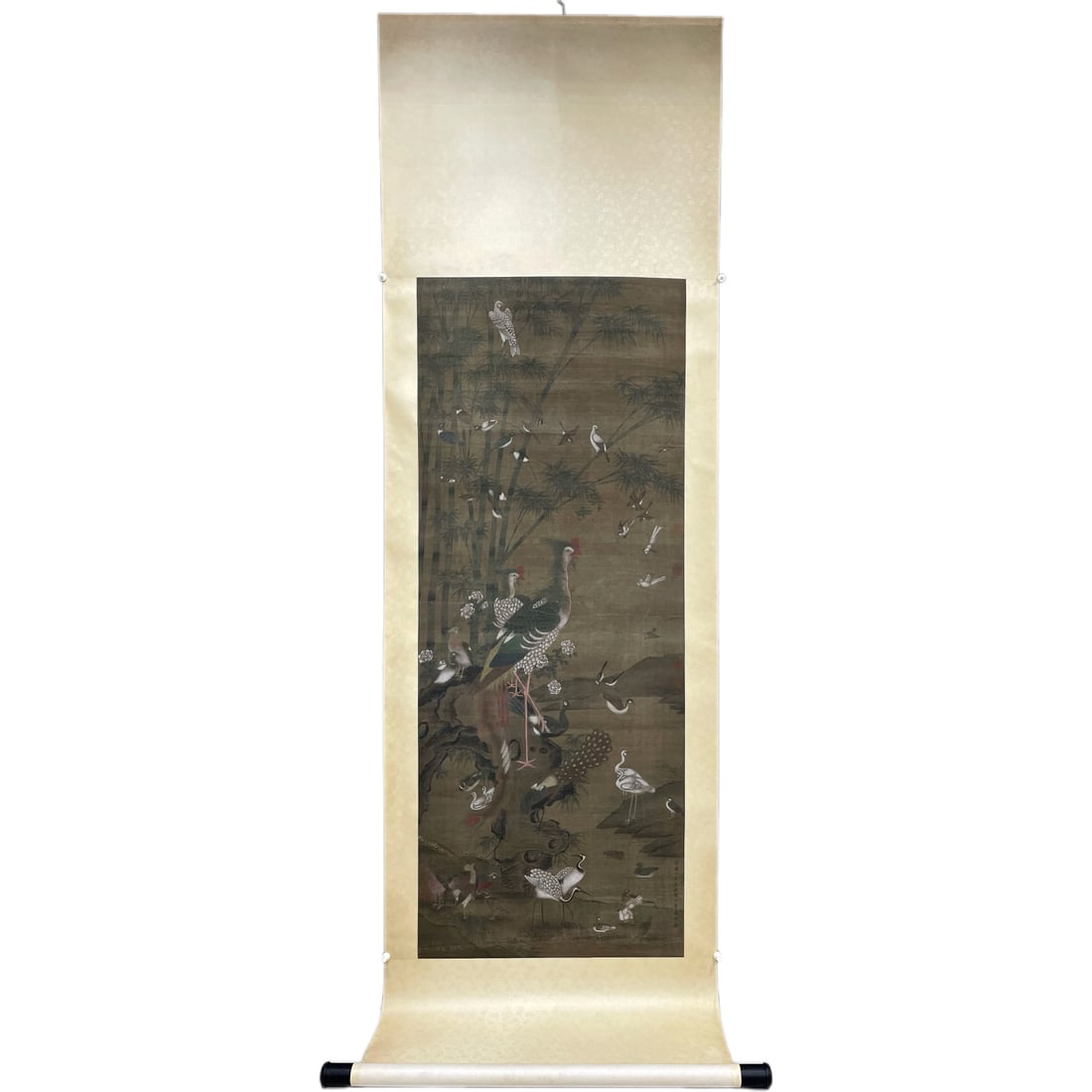 A silk book of Bian Jingzhao from the Ming Dynasty (1 of 16)