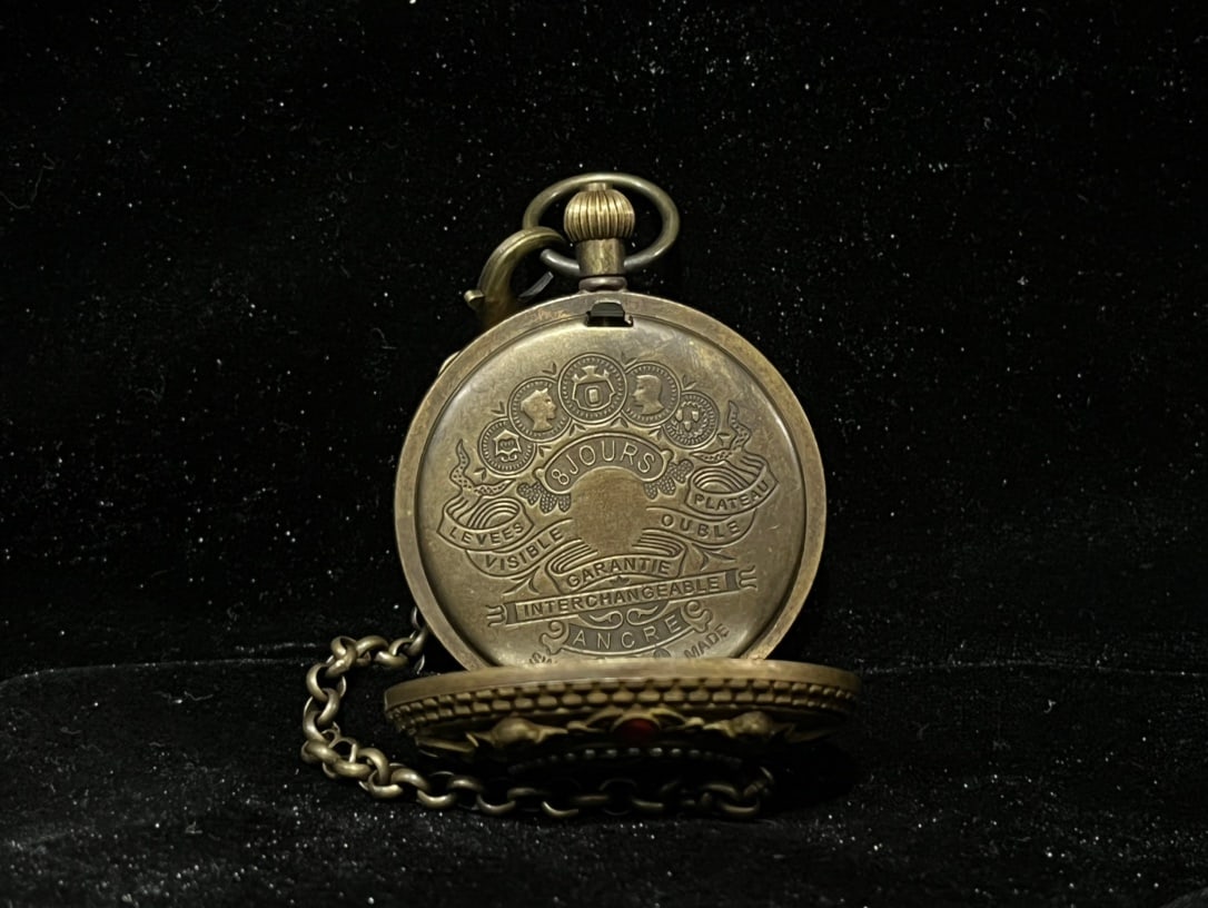 A beautiful double-open pocket watch - 3