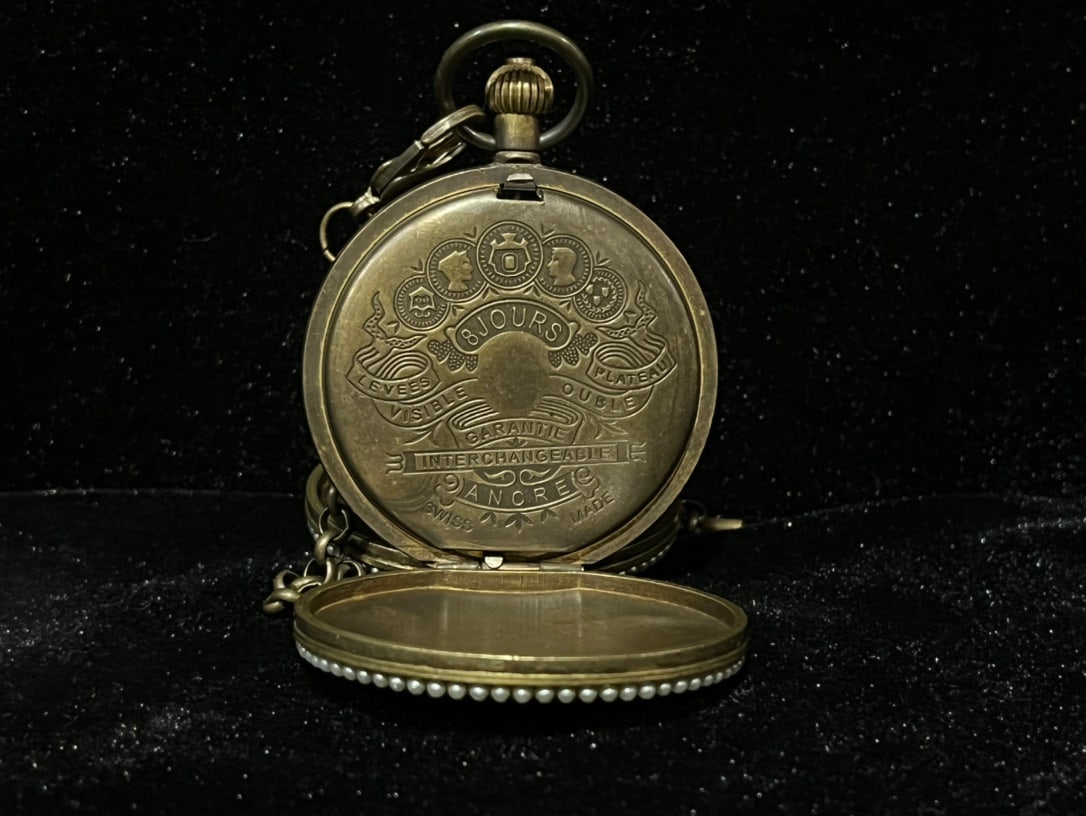 A beautiful double-open pocket watch - 3