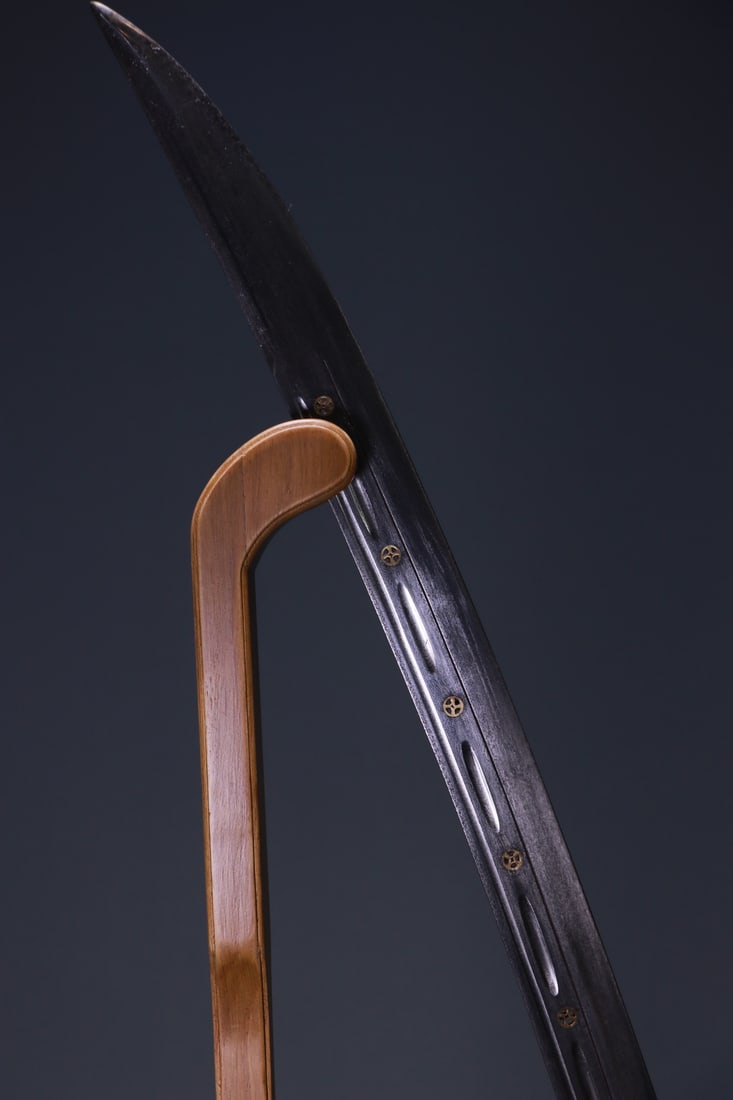 A fine copper-gilt jade-handled dragon-patterned saber - 5