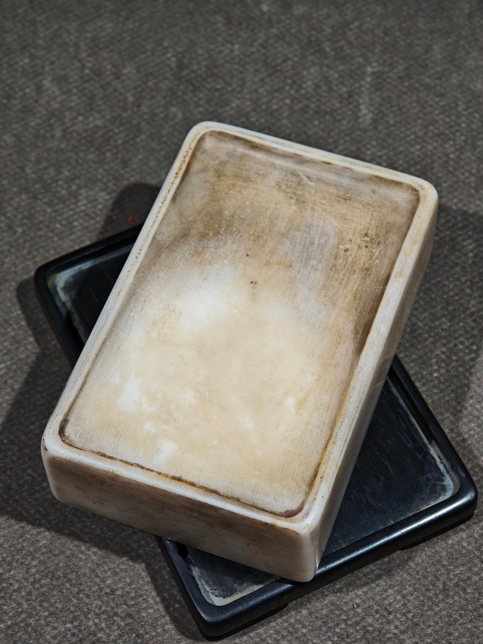 An Exquisite with poem Inkstone - 5