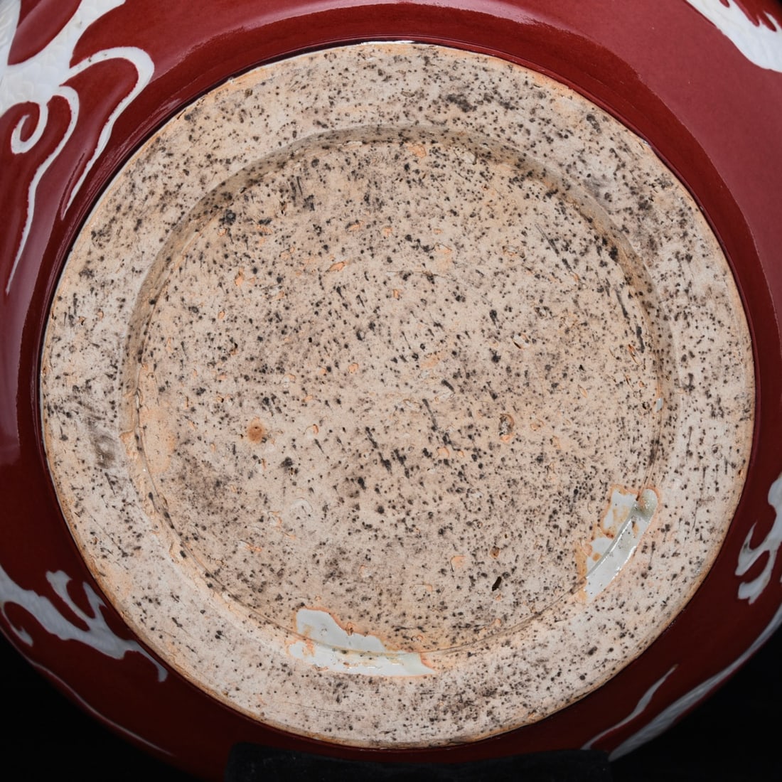 An Exquisite Ji Red Glazed Dragon Pattern Jar - 9