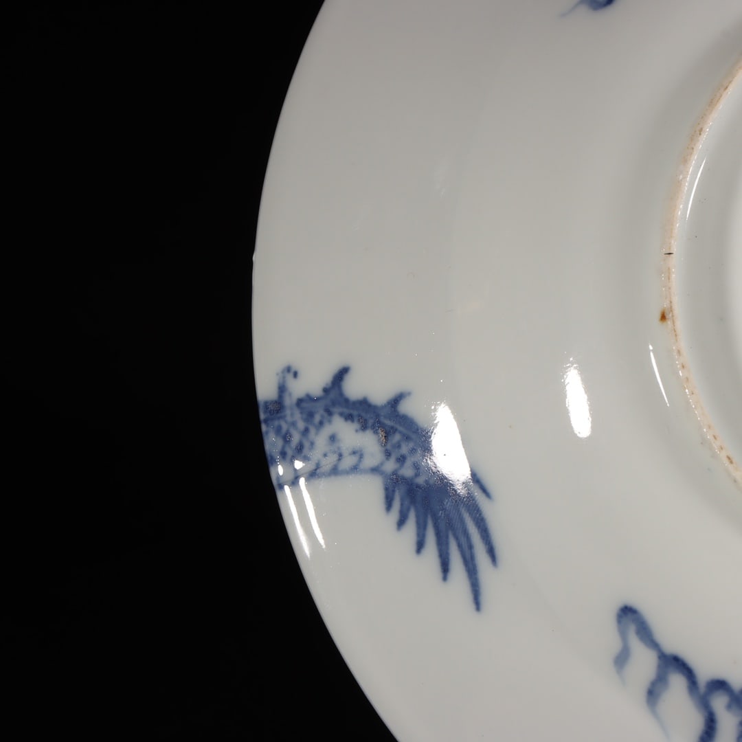 An Exquisite Blue and White Dragon Pattern Plate - 7
