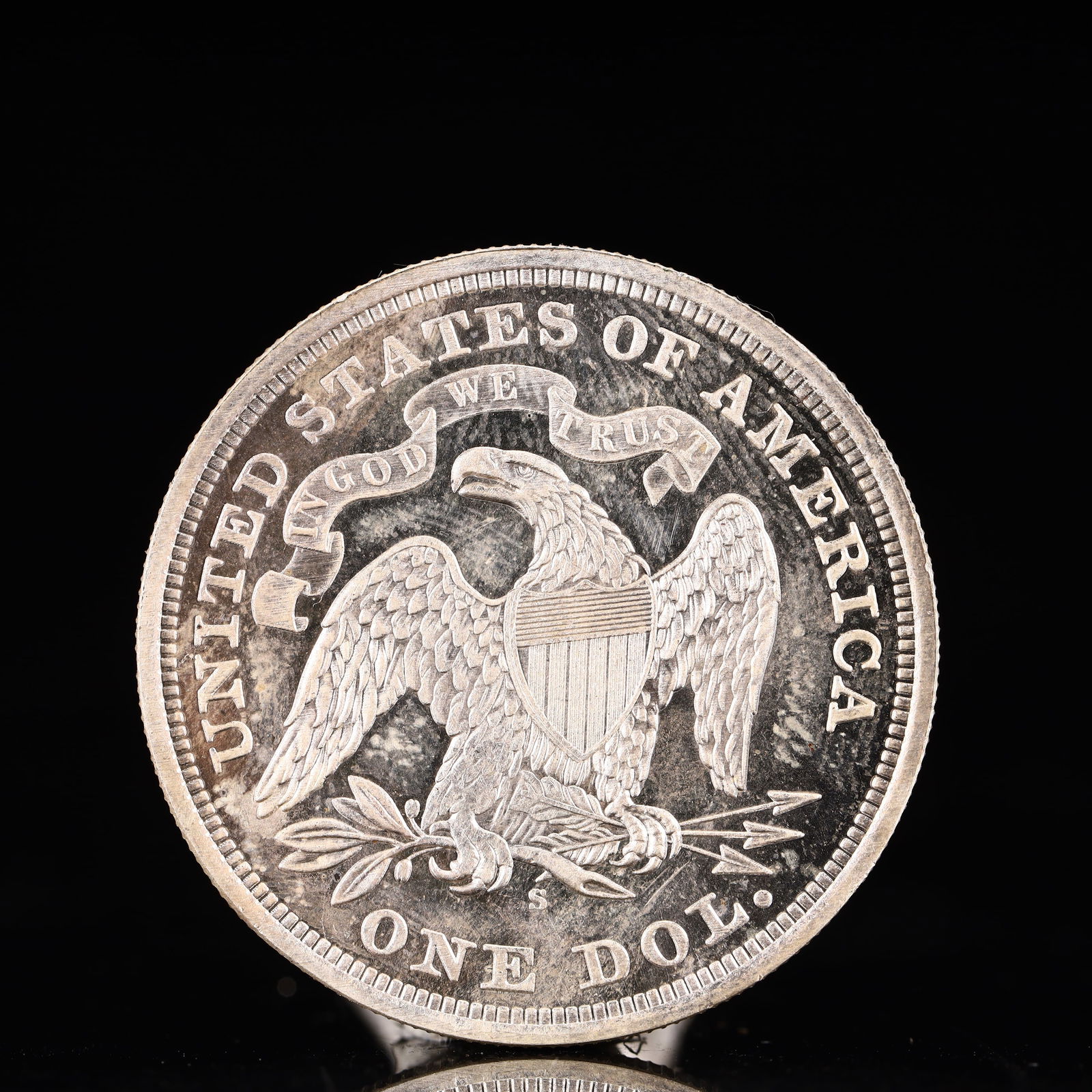 USA One Dollar 1870 Coin - 2