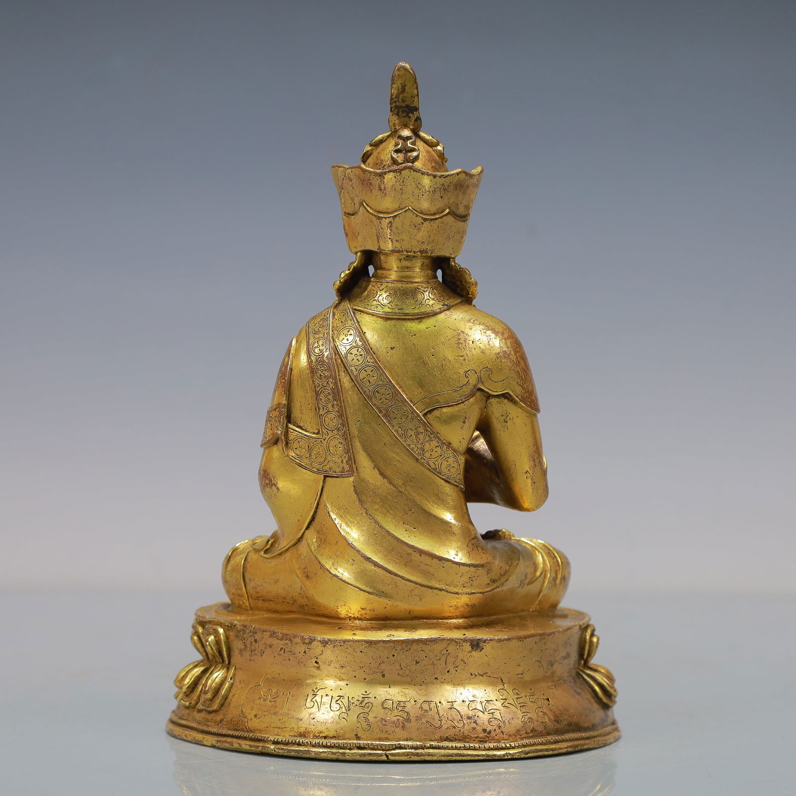 A Exquisite Gilt Bronze Buddha statue - 8