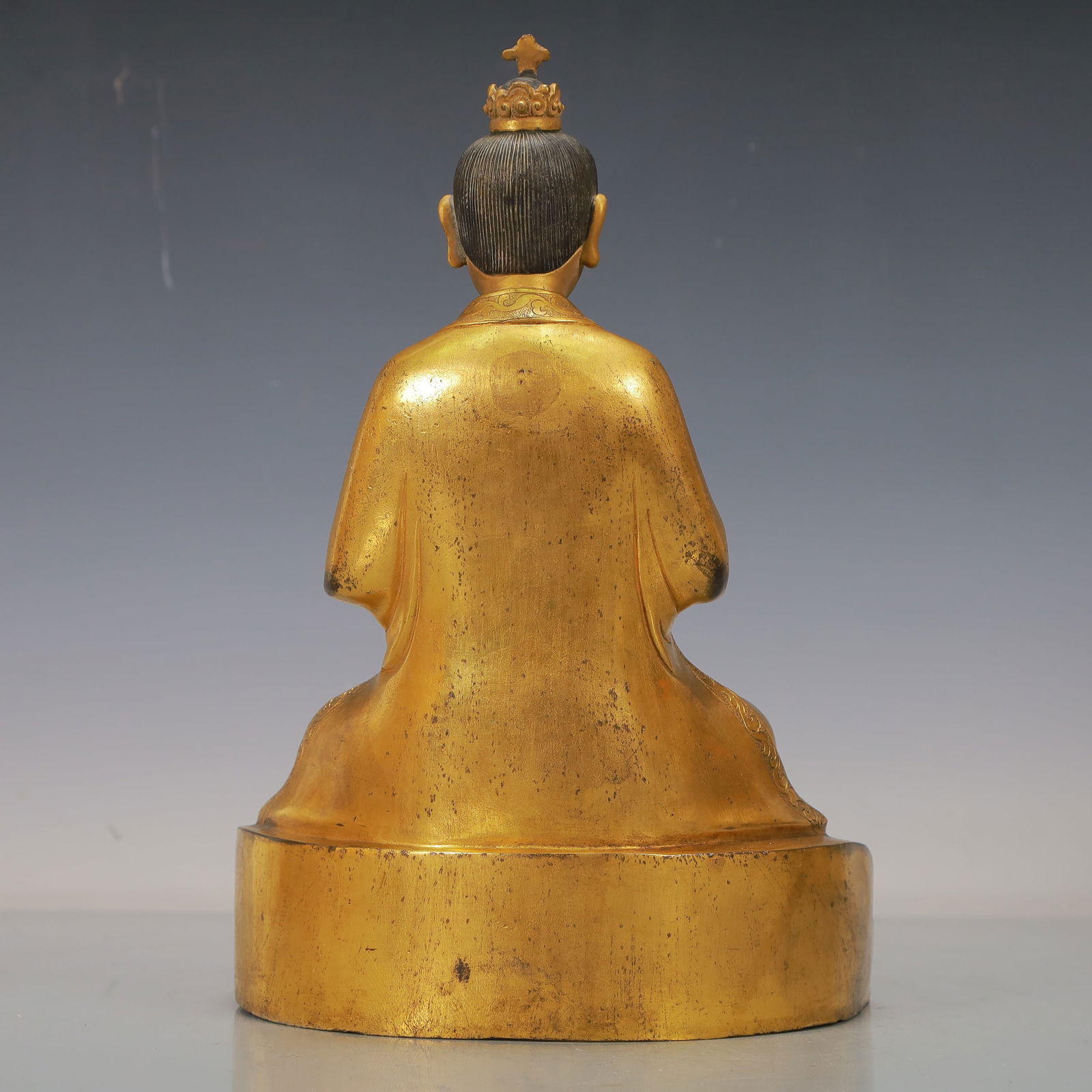 A Exquisite Gilt Bronze Buddha statue - 9