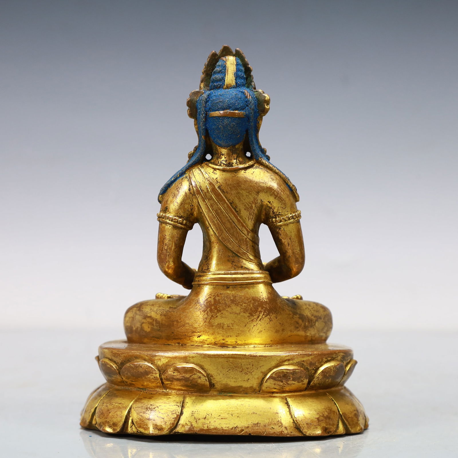 A Exquisite Gilt Bronze Buddha statue - 9