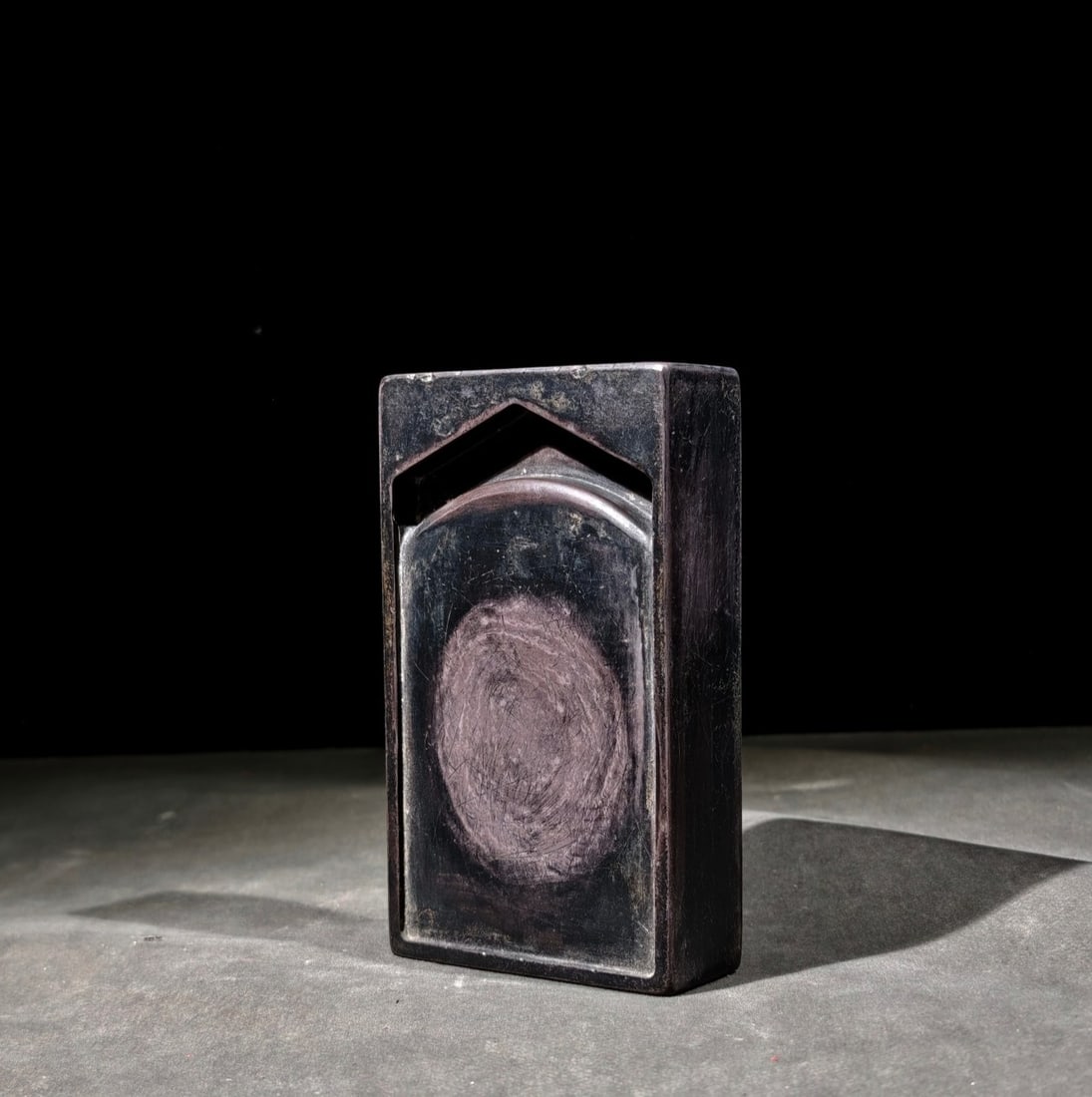 An Exquisite with poem Inkstone: An Exquisite with poem Inkstone Zhuang you gong Size:12.5cmx7.3cmx2.8cm (The Dimensions Of All Batches Are Manually Measured.If You Need More Detailed Information, Please Contact Our Customer