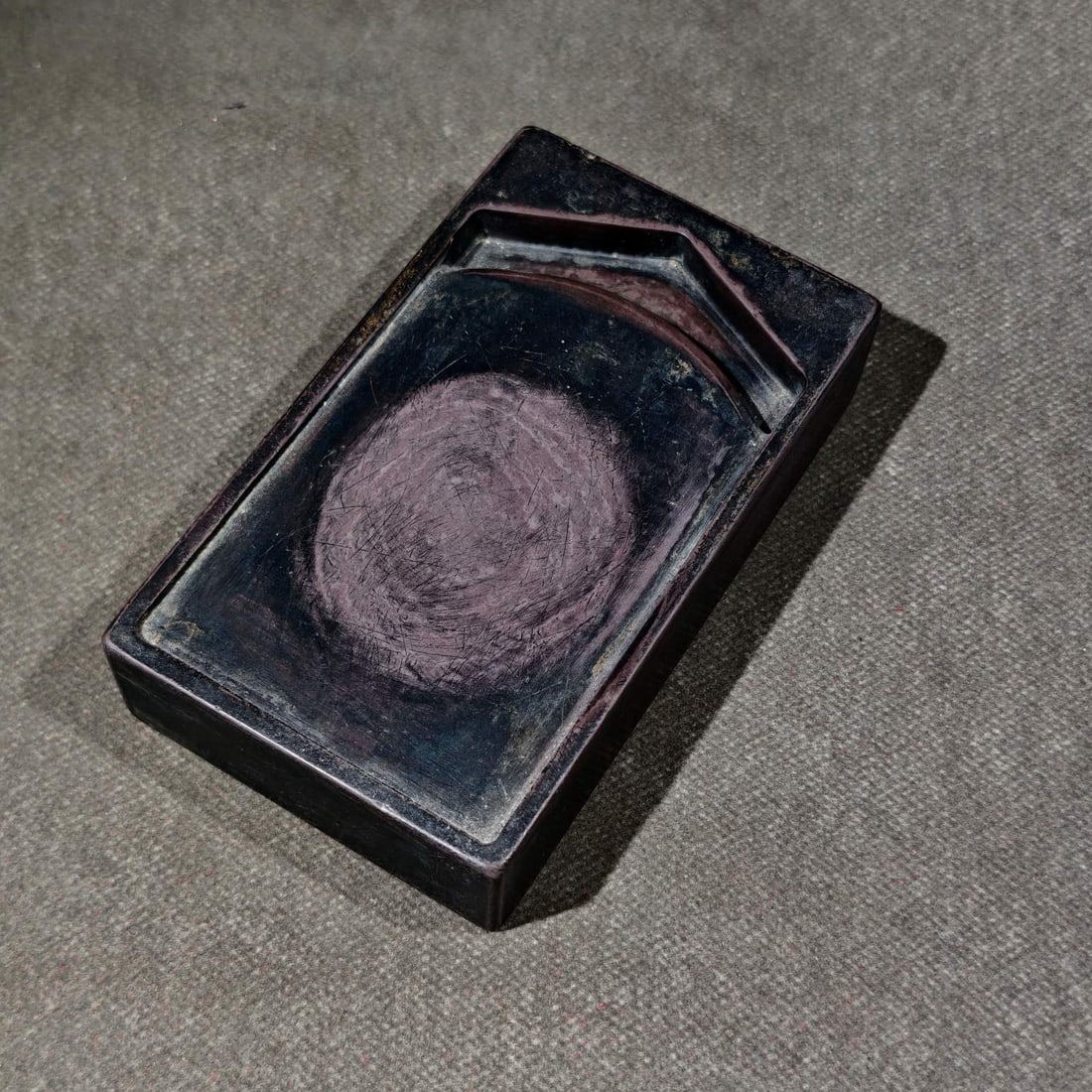 An Exquisite with poem Inkstone - 5