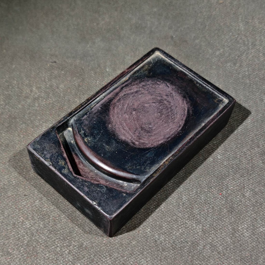 An Exquisite with poem Inkstone - 6